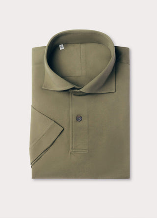 Khaki Short Sleeve Polo
