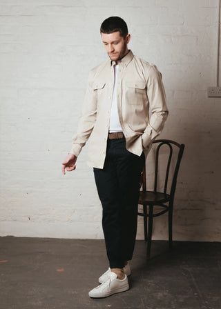 Dark Navy Blue Wool Waistcoat