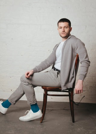 Light Grey Washed Chinos