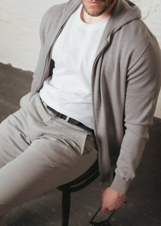 Light Grey Washed Chinos