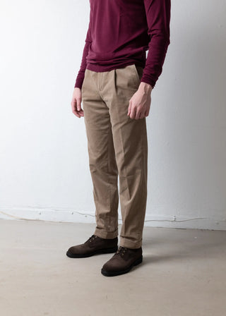 Light Khaki Corduroy Trousers