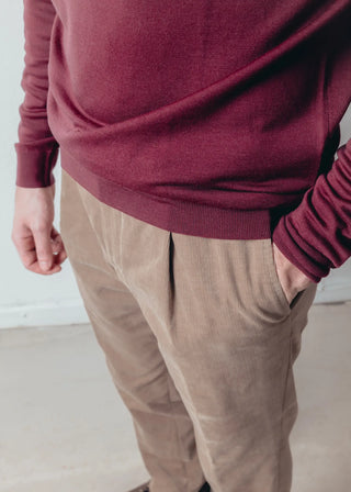 Light Khaki Corduroy Trousers