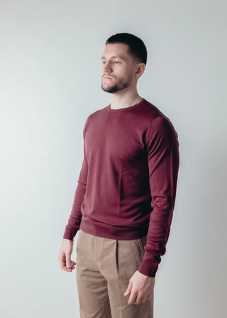 Bordeaux John Smedley Pullover