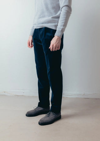 Navy Corduroy Trousers