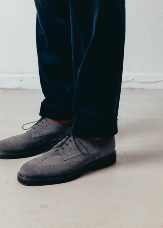 Navy Corduroy Trousers