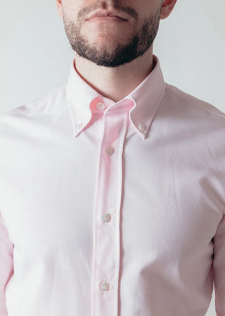 Soft Pink Oxford Button Down Shirt