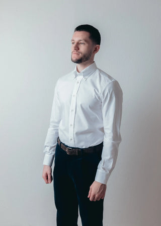 White Oxford Button Down Shirt