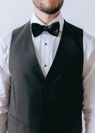 Black Dinner Suit Waistcoat