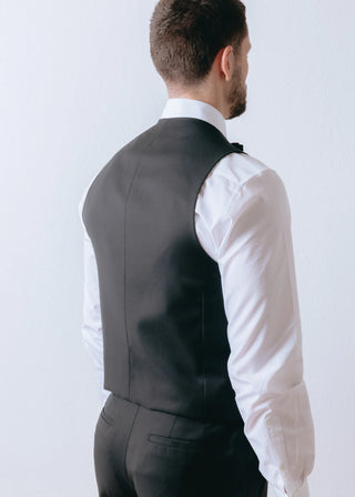 Black Dinner Suit Waistcoat