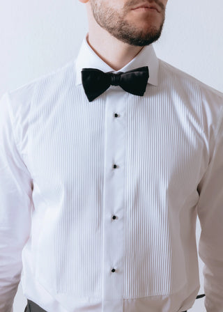 Pleated Front Evening shirt