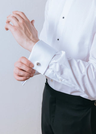 Pleated Front Evening shirt
