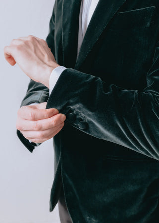 Emerald Green Velvet Jacket