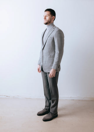 Grey Checked Jacket