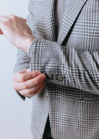 Grey Checked Jacket