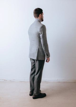Grey Checked Jacket