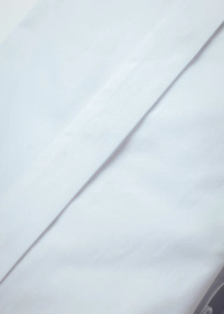 Sky Blue Cotton Long Sleeve Polo