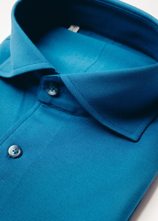 Mid Sky Long Sleeve Polo
