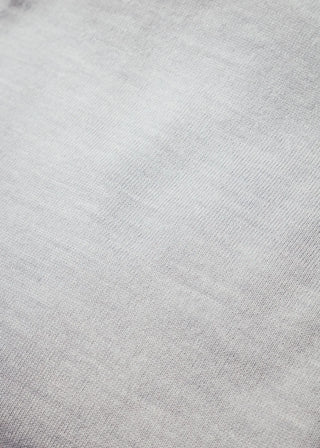 Light Grey Merino Wool Roll Neck Sweater