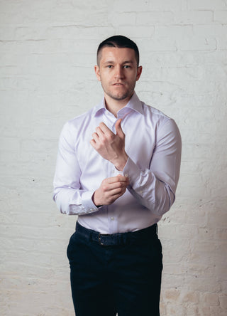 Lilac Twill Shirt