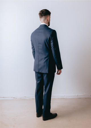 Light Navy Blue Wool Jacket