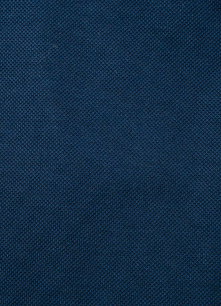 Navy Pique Long Sleeve Polo