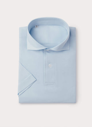 Sky Blue Short Sleeve Polo
