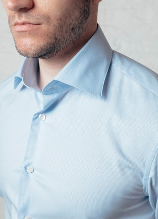 Sky Blue Hounds Tooth