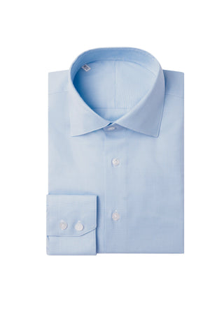 Sky Blue Hounds Tooth