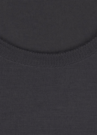 Slate Gray Extra Fine Merino Wool Jumper John Smedley