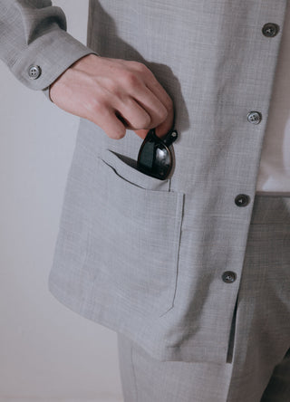 Light Grey Casual Two Piece