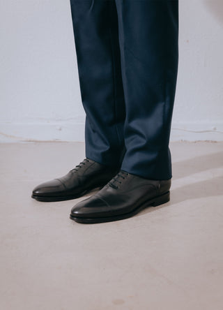 Light Navy Wool Trouser