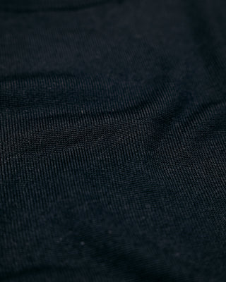 Black Long Sleeve Crew Neck Merino Jumper