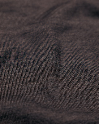 Chocolate Brown Long Sleeve Crew Neck Merino Jumper