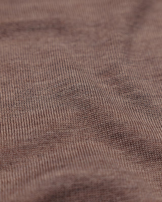 Camel Long Sleeve Crew Neck Merino Jumper