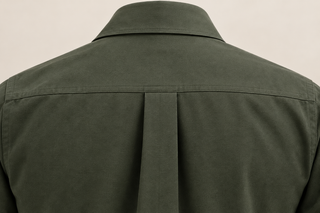 Khaki Green Utility Two Pocket Overshirt
