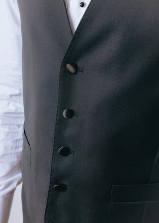 Black Dinner Suit Waistcoat