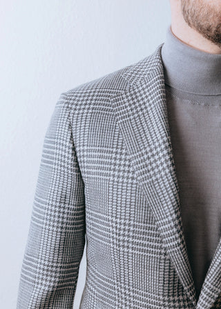 Grey Checked Jacket