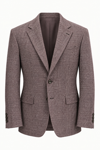 Blush Pink Prince of Wales Check Jacket