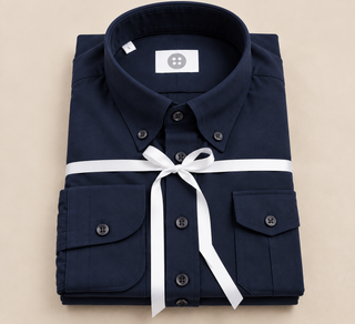 Navy Utility Two Pocket Overshirt