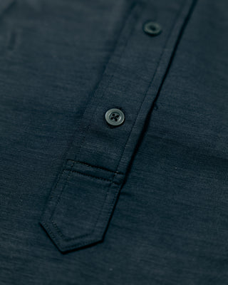 Dark Green Jersey Popover Shirt