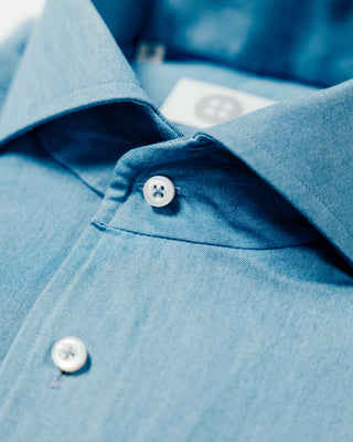 Denim One Piece Collar Shirt
