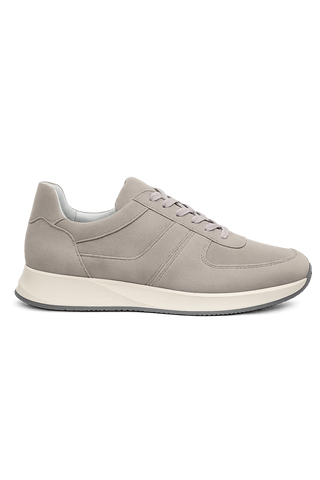Suede Runner Trainers - Rock Grey