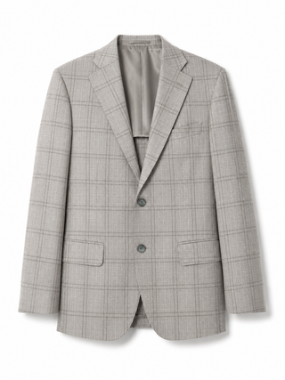 Taupe Summer Jacket – Loro Piana Silk Air