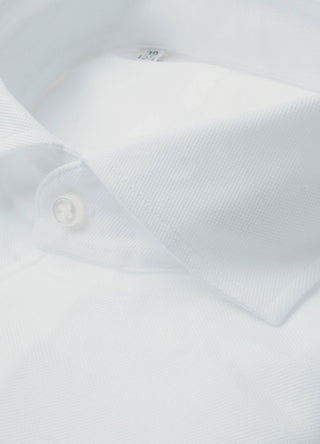 White Pique Long Sleeve Polo