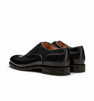  Black Plain Tip Oxford Dress Shoe